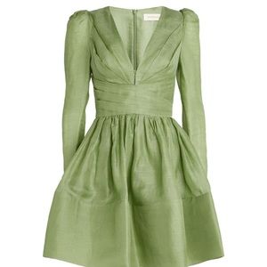 Zimmermann
Lyrical Cross Over A-Line Mini Dress